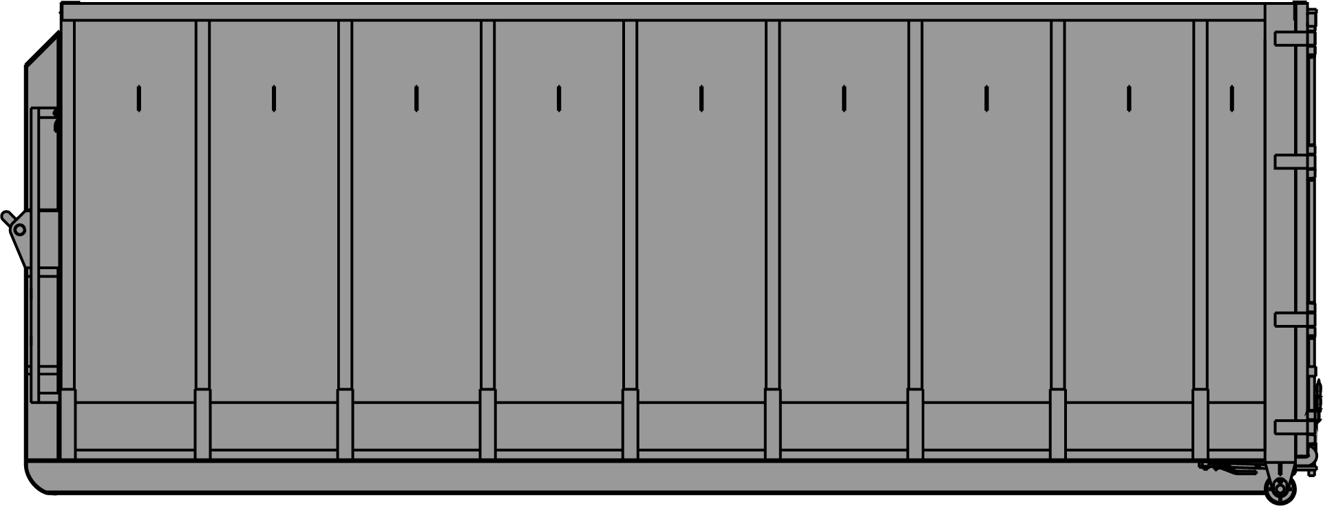 Abrollcontainer - DIN 30722
